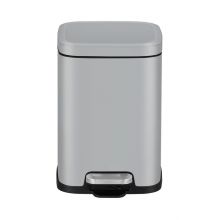 EKO EK9384 6L 干湿分类垃圾桶 亚光灰 （单位:个）